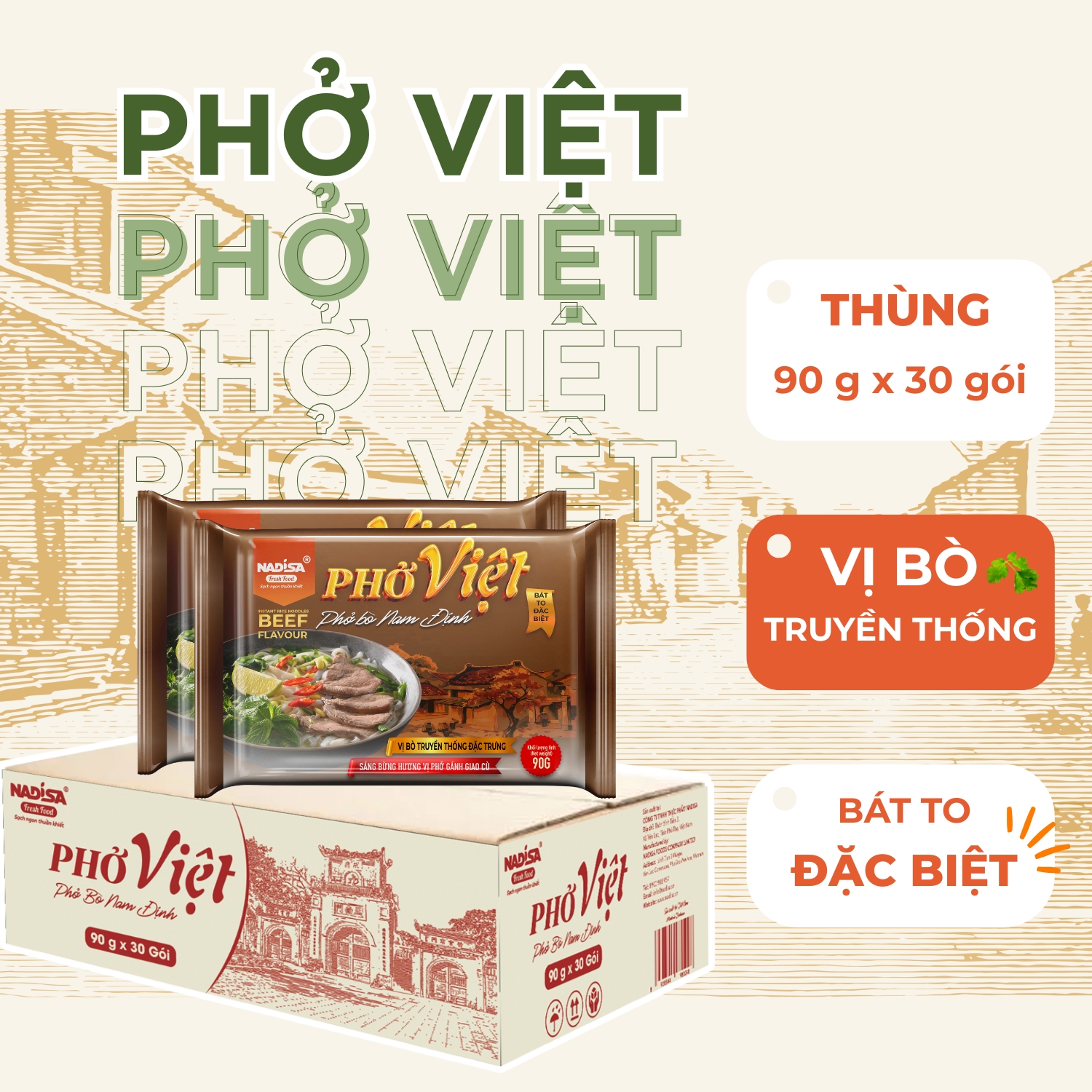 Phở Việt Hương vị truyền thống của Phở Bò Nam Định