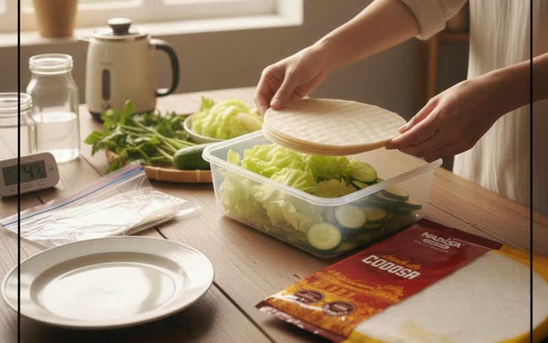 Sử dụng các loại rau củ cấp ẩm tức thì